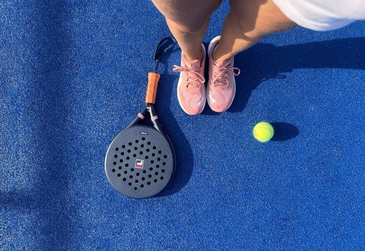 Terrain de padel vu du ciel